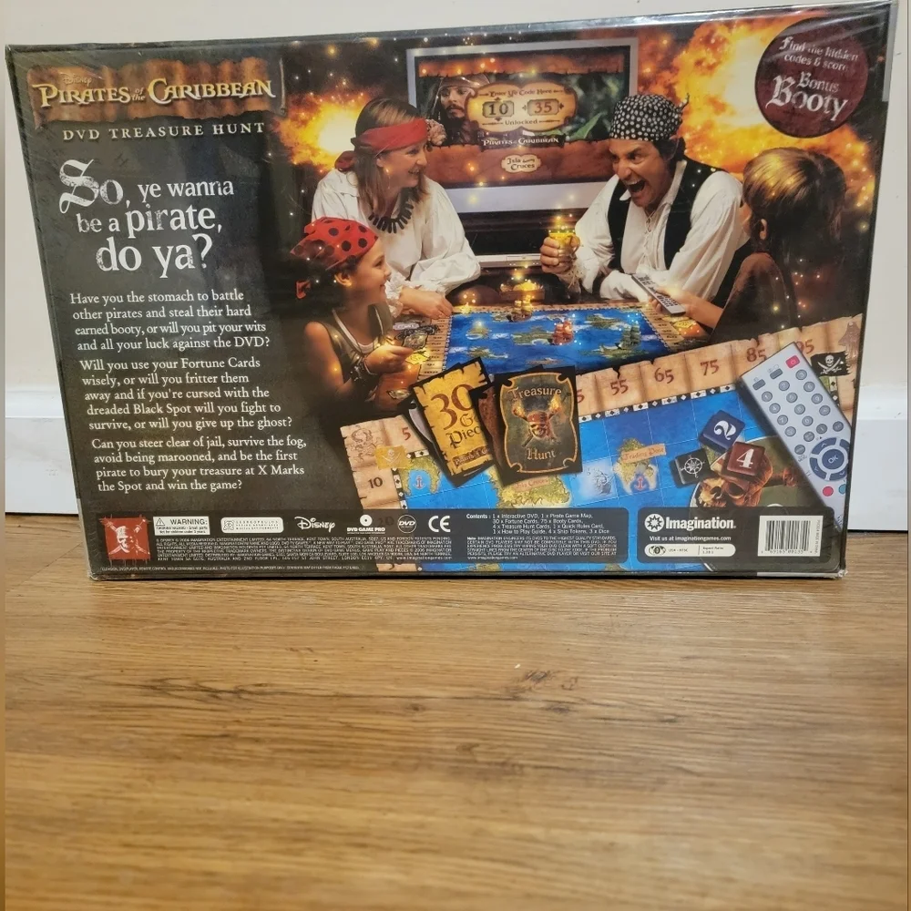 Pirates of the Caribbean DVD Treasure Hunt Game